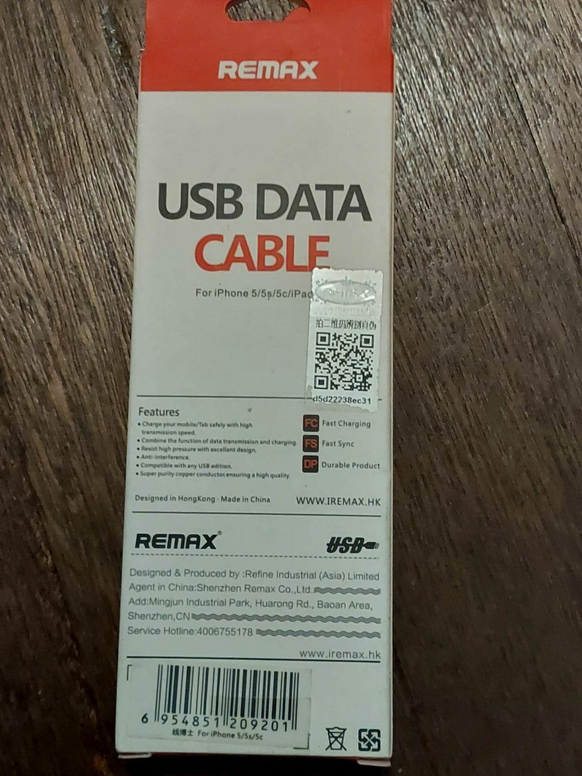 Câble REMAX Lightning – Charge & Sync iPhone – Image 2