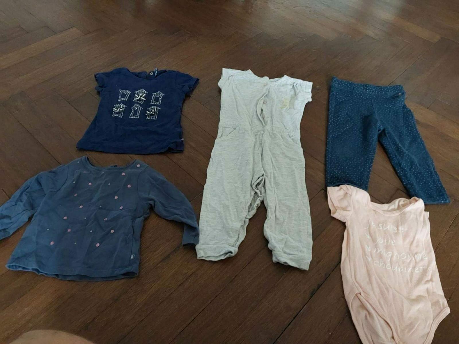 Lot 39x vêtements bébé fille de 6 mois a 2 ans – Image 3