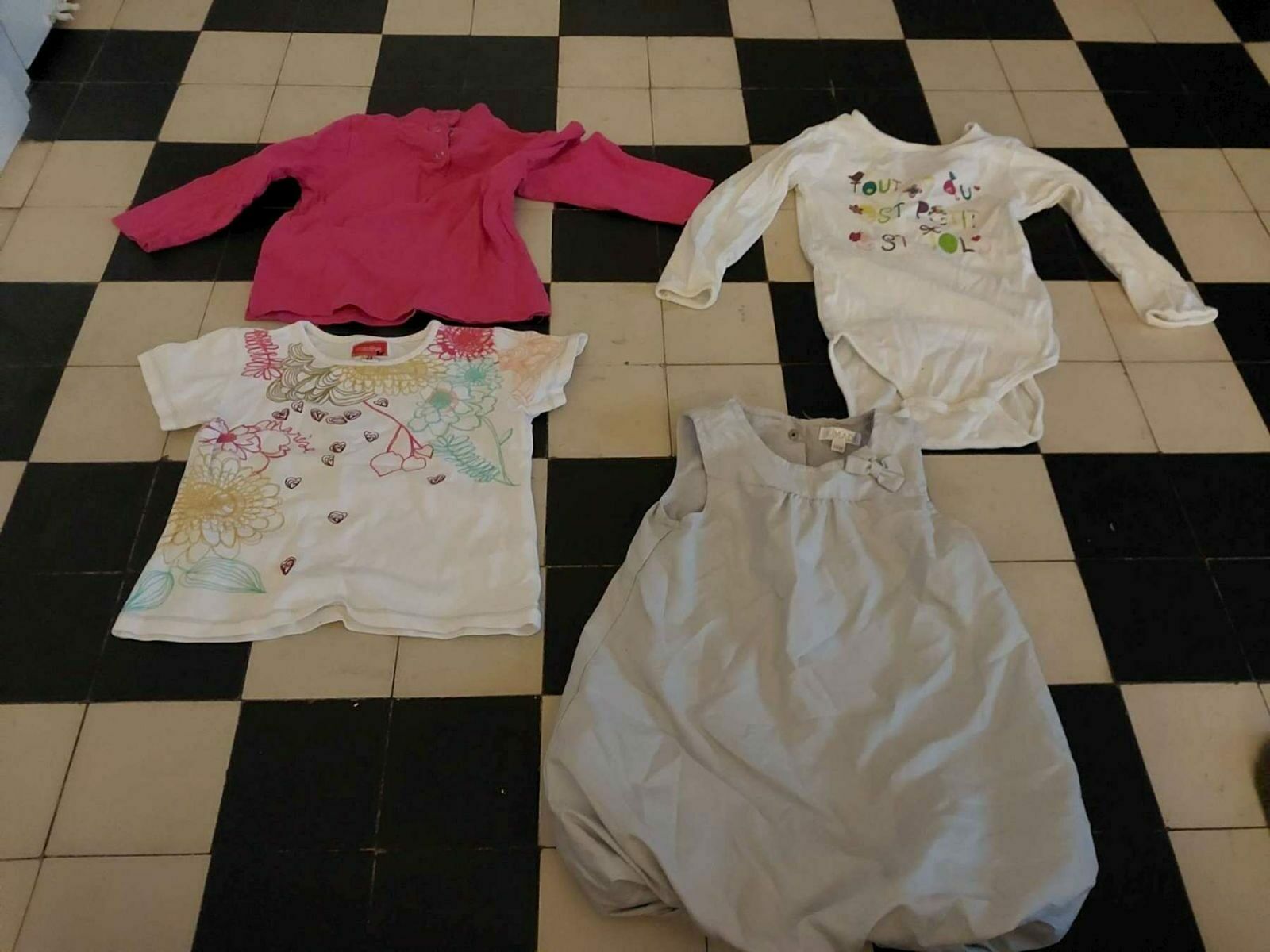 Lot x15 vêtements de bébé fille de moins de 12 mois – Image 2